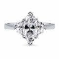 14K White Gold Moissanite Diamond Engagement Ring J282310