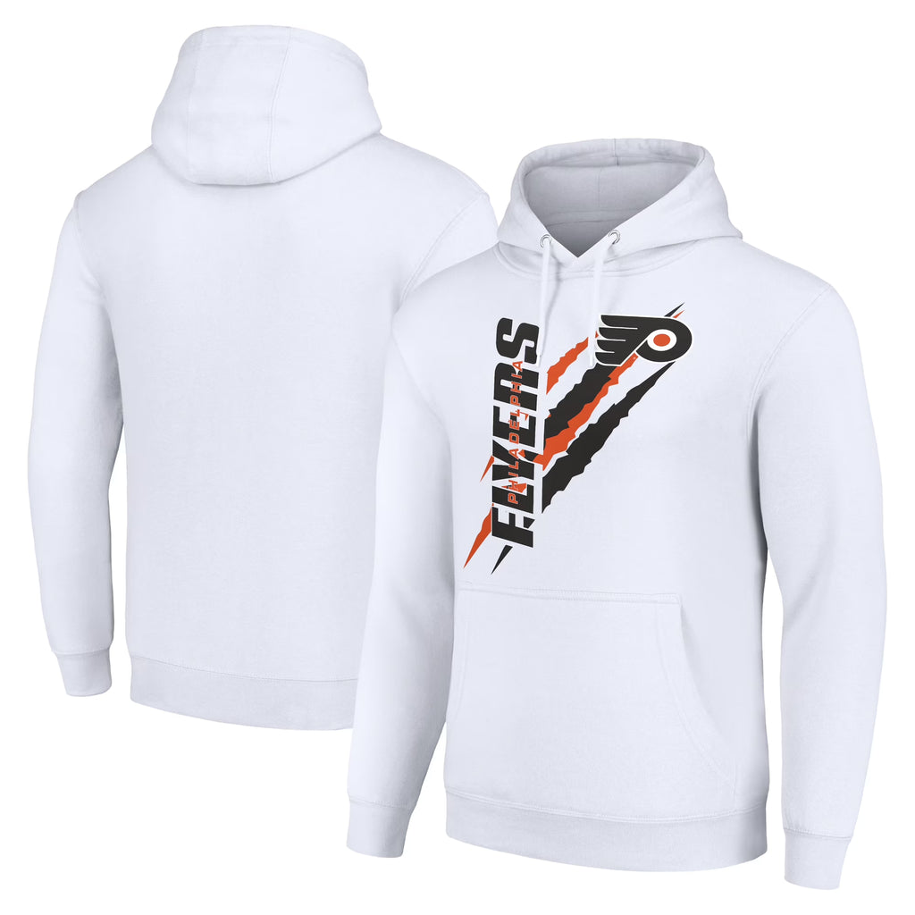 White Philadelphia Flyers Fleece Pullover Hoodie Q2320