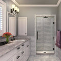 Bronze Frameless Hinged Shower Door D19770