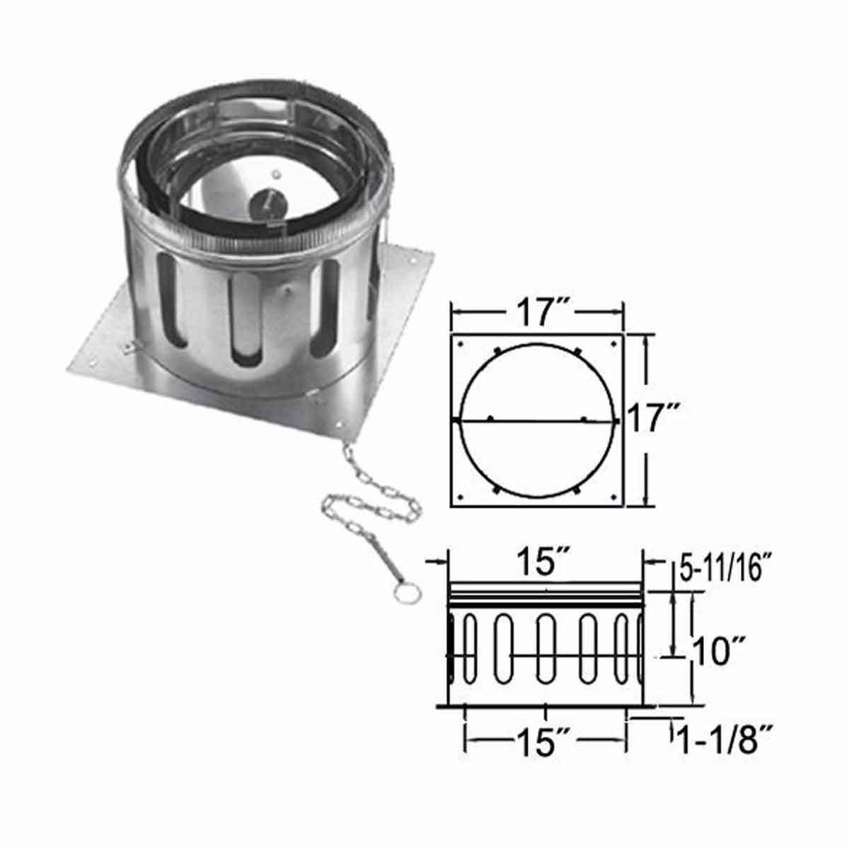 12x22 Diameter Anchor Plate with Damper G937361