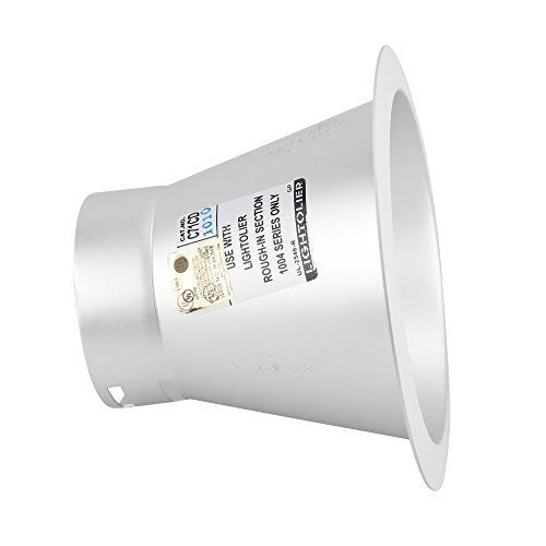 White 5 Clear Diffused Open Reflector Trim Recessed Downlight S808