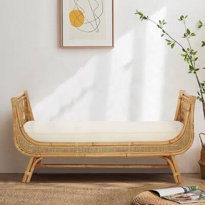 Wicker Bench S174545