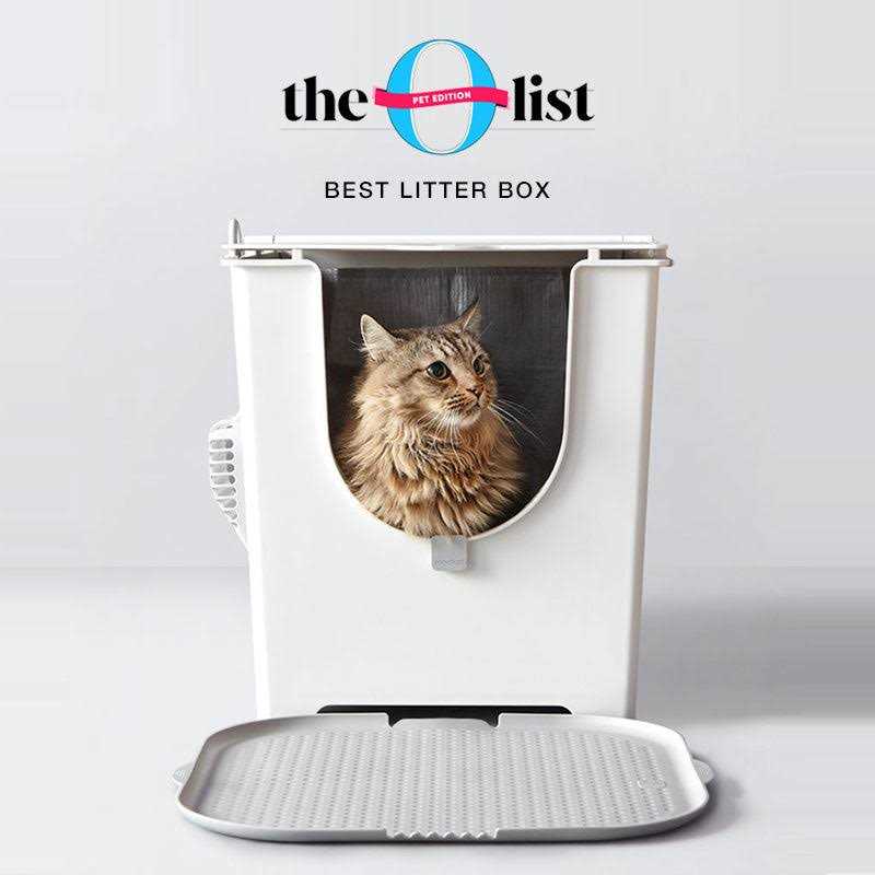 Flip Litter Box with Scoop and Reusable Liner G8198