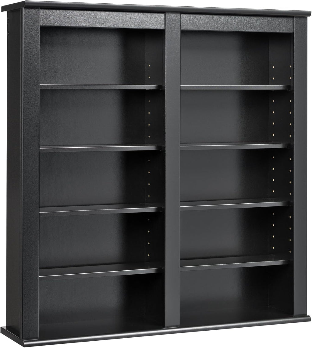 Black Double Wall Mounted Storage Cabinet Z5224