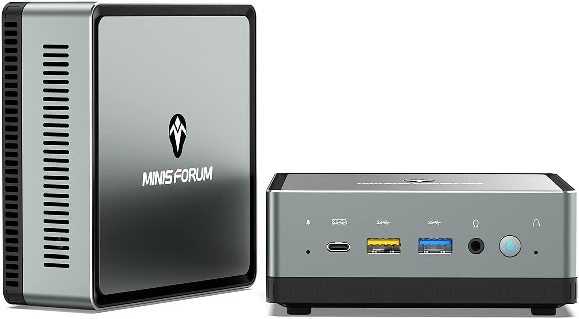 Mini PC AMD Ryzen 7 3750H 16 GB RAM 256 GB PCIe SSD Radeon RX Vega 10 Graphics Dual WiFi BT 5.1 HDMI Display USB-C RJ45 4X USB 3.0 Ports Small Form Factor A217