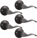 Oil Rubbed Bronze Dummy Door Handles, Right Handed 5 Pack U35941
