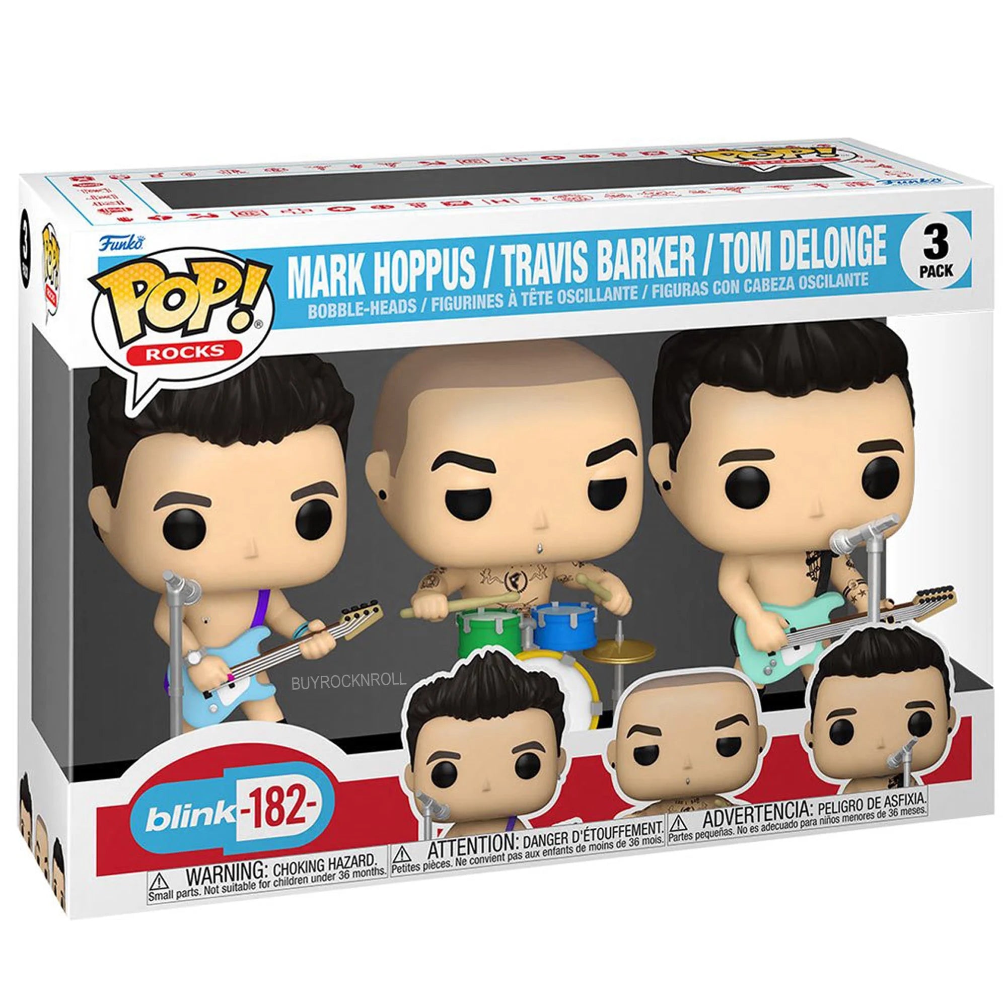 Funko Pop Rocks Figure 3-Pack O1093