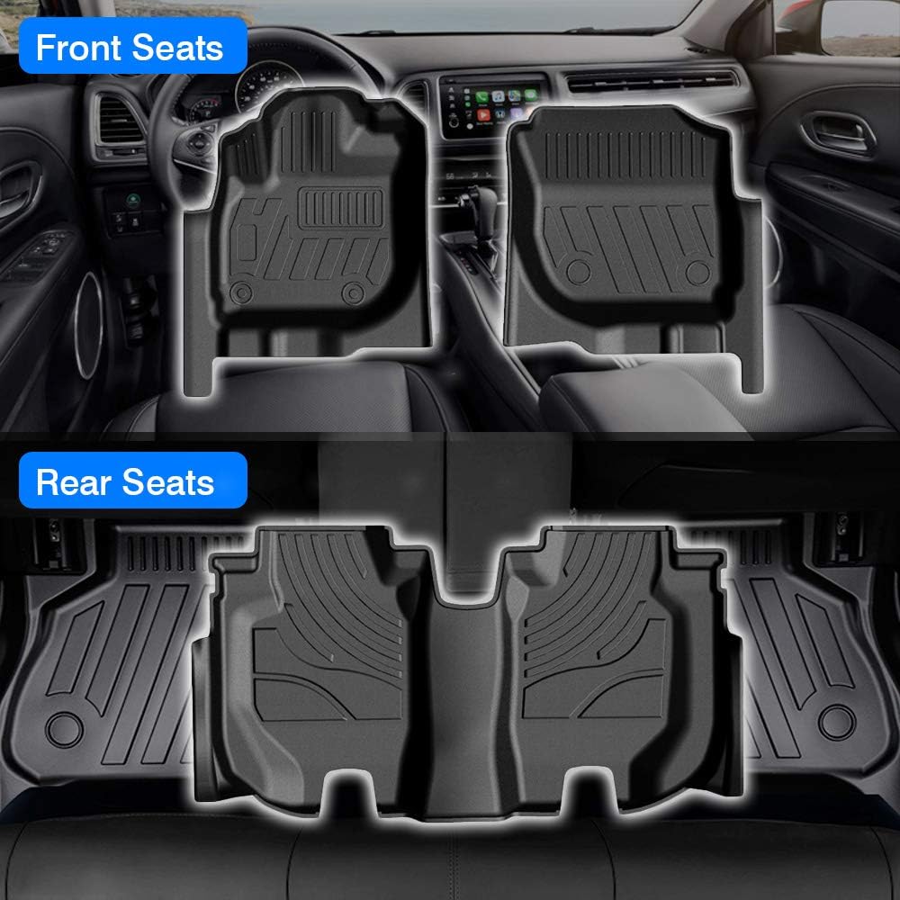 Custom Fit Floor Mats for Honda HR-V 2016-2021, 2 Row Liner Set C684