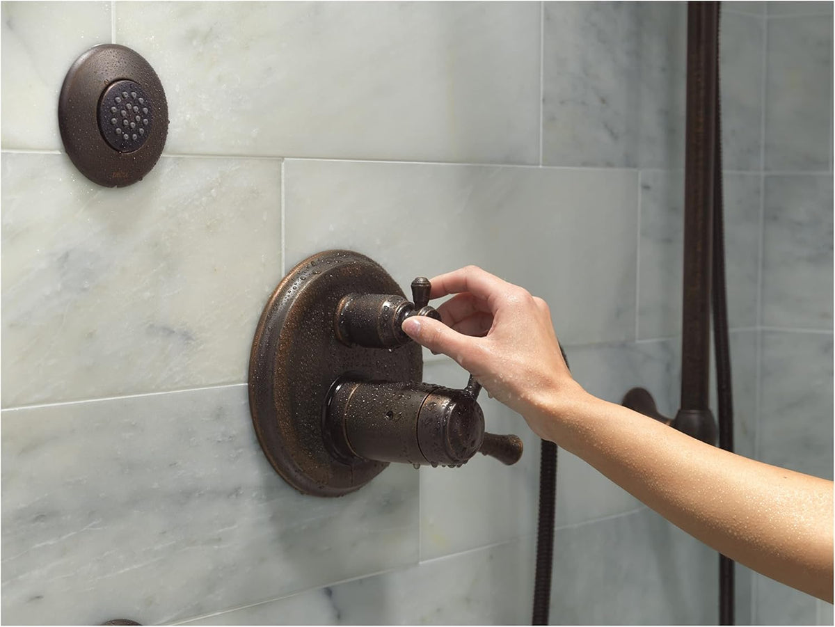Thermostatic Valve Trim with Integrated Volume Control and 3 Function Diverter M235