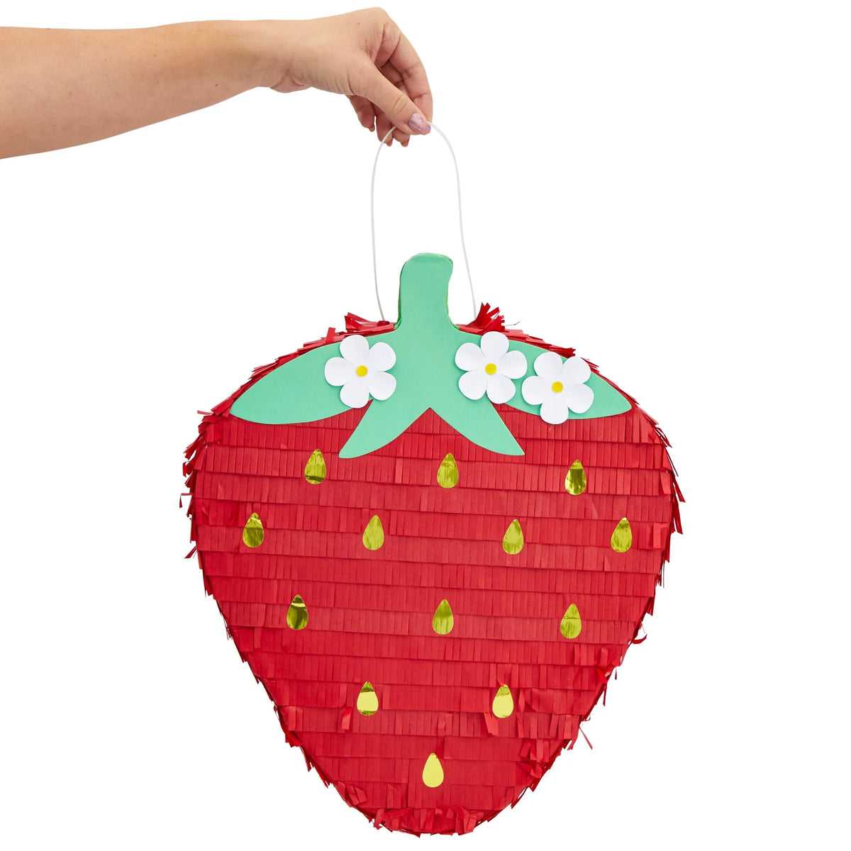 Strawberry Pinata, 16.5 x 13 x 3 in E1674
