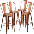 Metal Outdoor Bar Stool (4-Pack) L3800