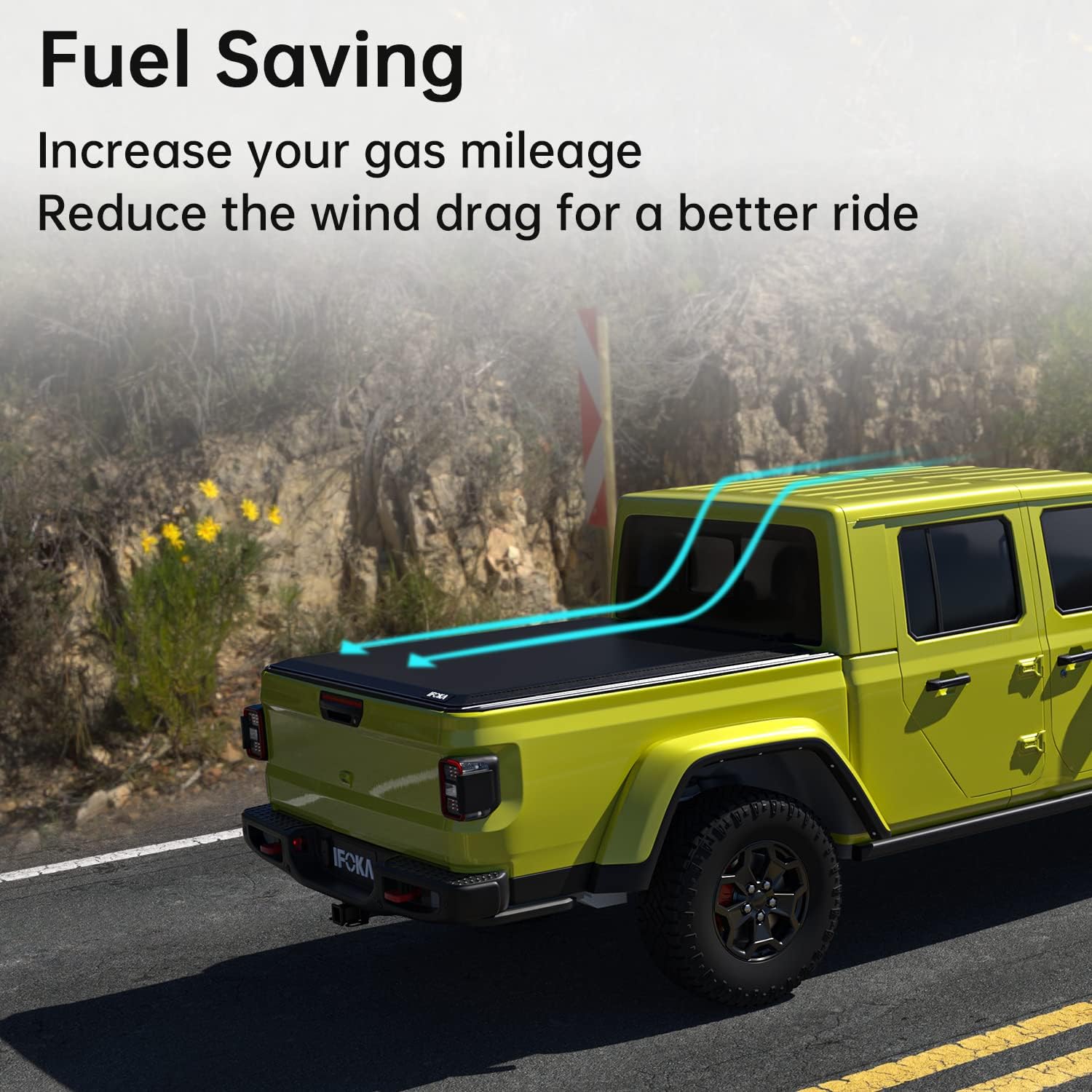 Soft Roll Up Truck Bed Tonneau Cover for 5' Bed (60") L753