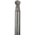 Tungsten Carbide Ball Burs, 1/4x22 Shank Diameter, 3/8x22 Diameter x 5/16x22 Length, SD-3 USCTI Type I1458