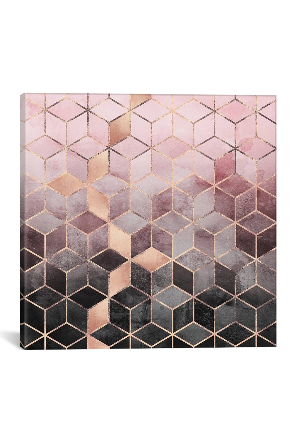 Pink and Grey Cubes A399