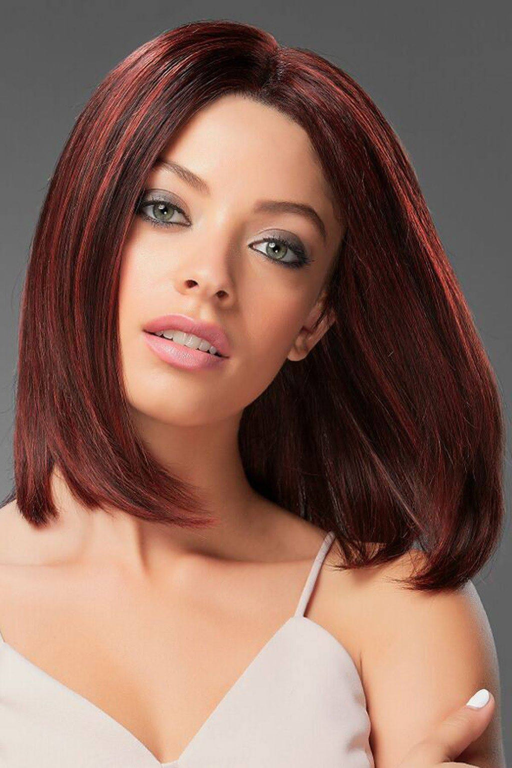 8" Human Hair Lace Front Wig K581
