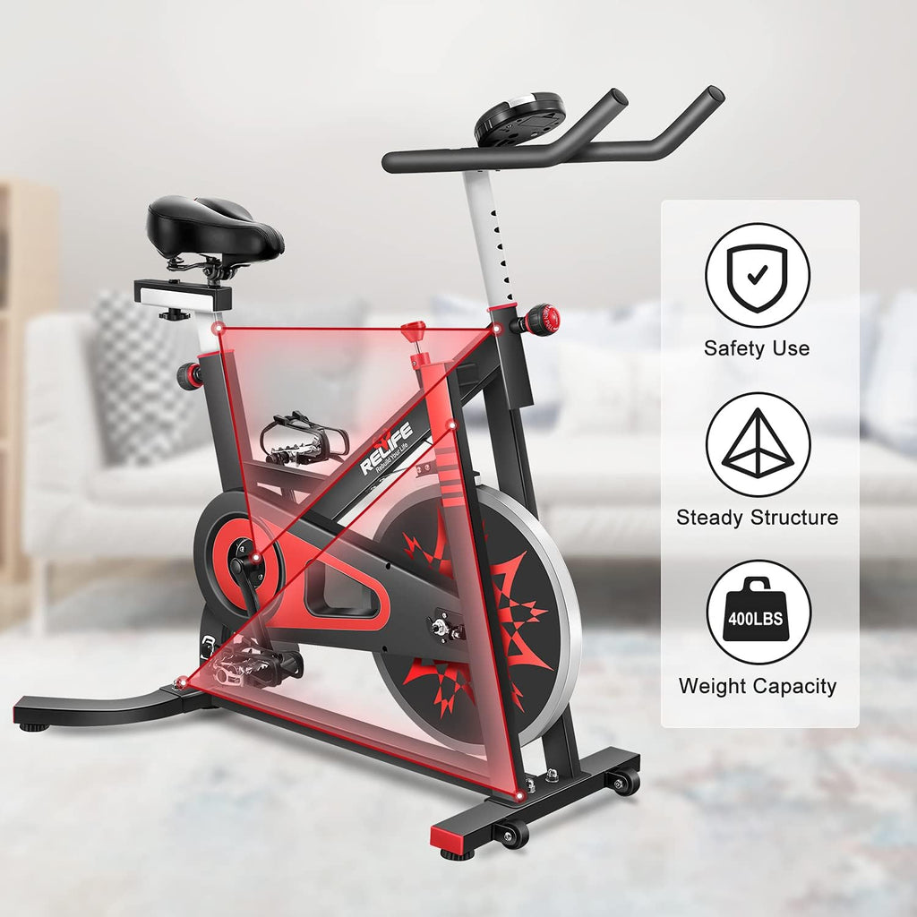 Exercise Bike Indoor Cycling Bike Stationary Bicycle with Resistance Upright Bike Z2660
