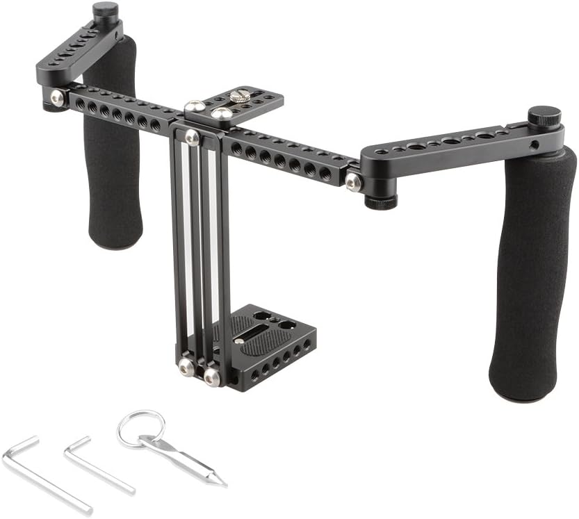 Monitor Cage with Adjustable Handles for 5 inch and 7 inch LCD Monitors Pack of 2 T6971
