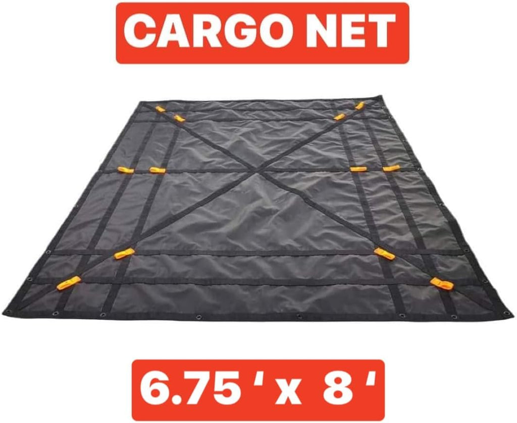 Waterproof Heavy Duty Truck Bed Cargo Net ( 6.75' x 8') G507