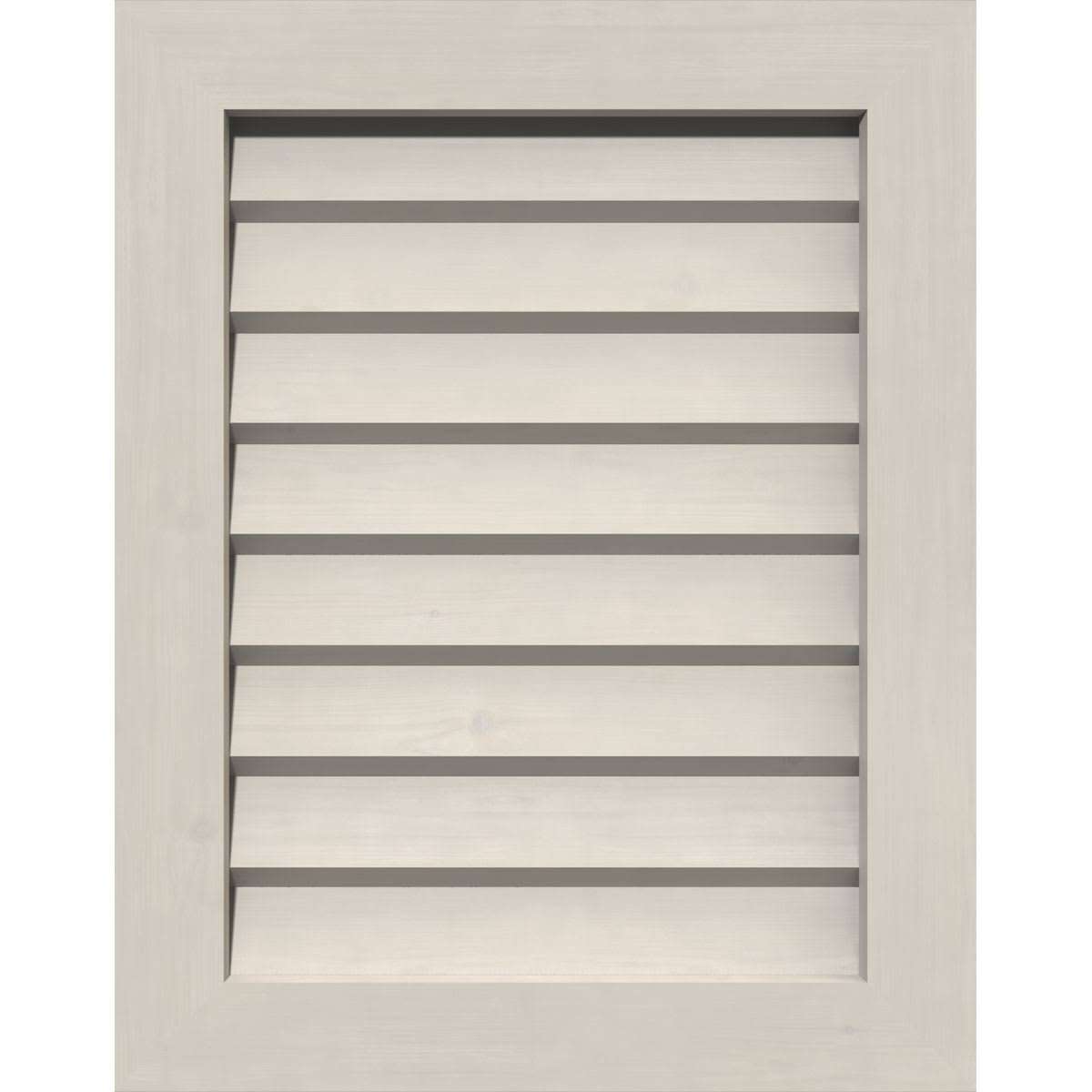 Primed Non-Functional Vertical Gable Vent D572