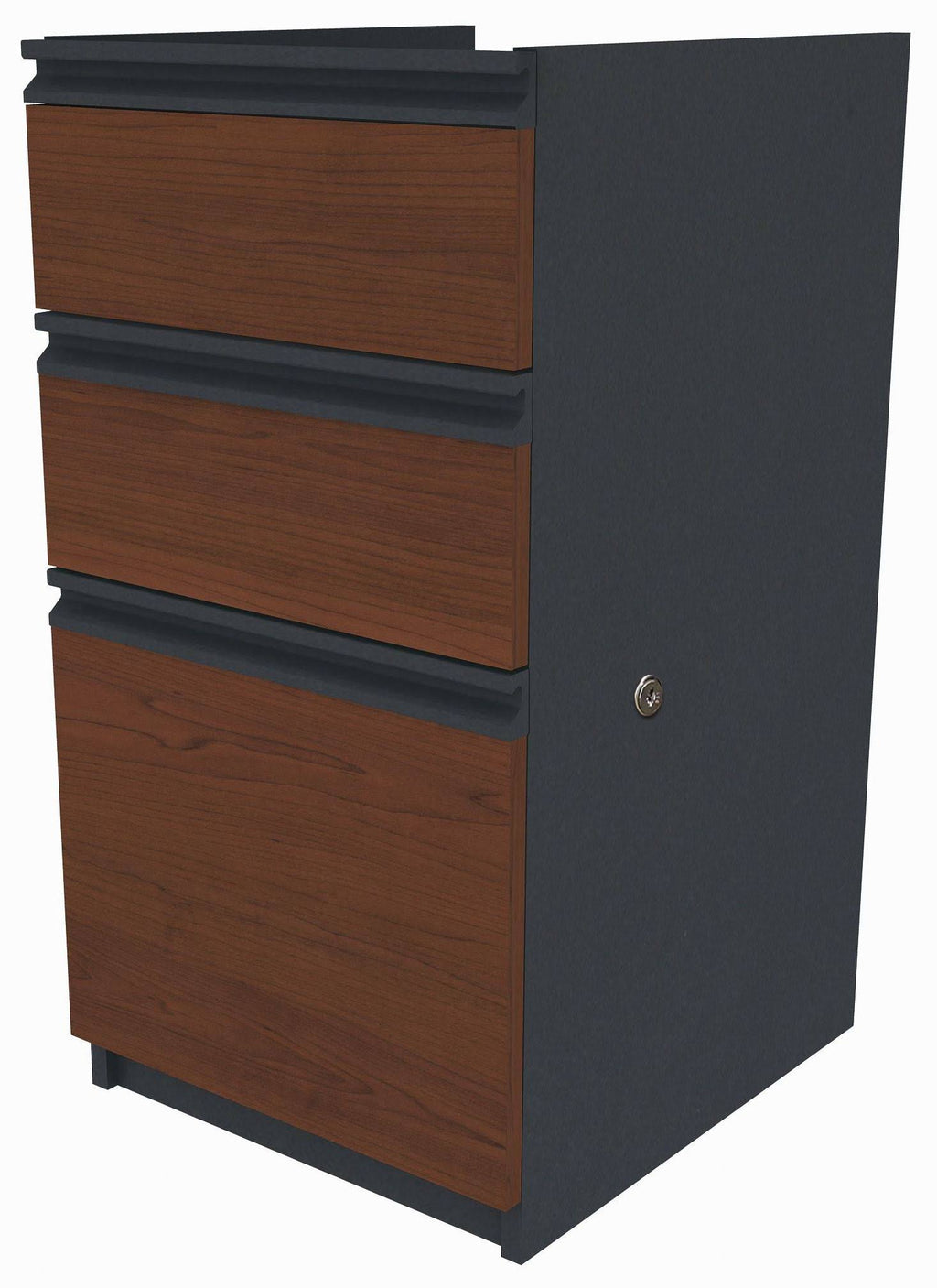 Bordeaux Graphite Pedestal Desk N81965