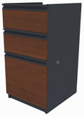 Bordeaux Graphite Pedestal Desk N81965