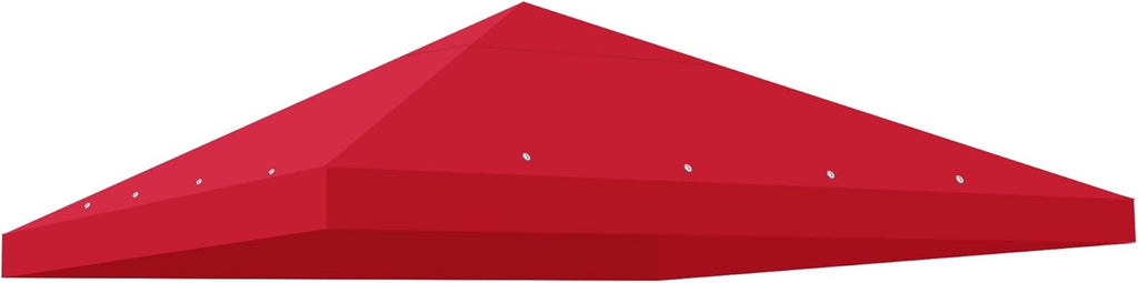 10'x10' Gazebo Top Replacement Canopy Cover W687