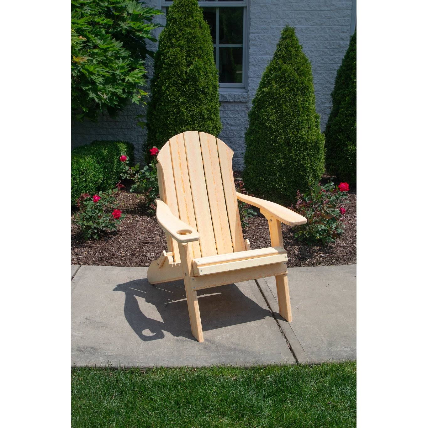 Weathered Wood Folding Adirondack Chair R33200
