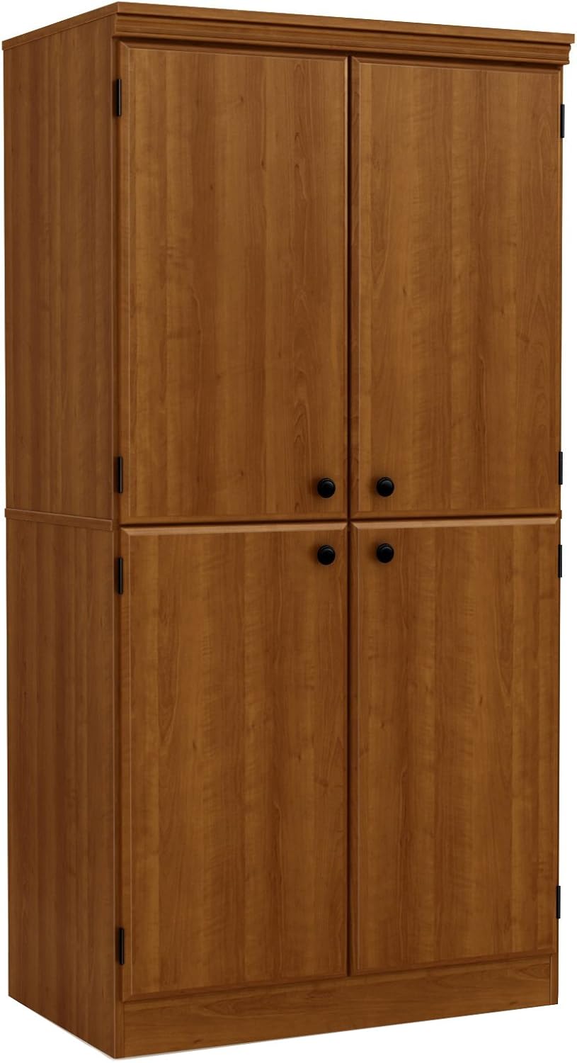 4-Door Storage Cabinet Weathered Oak B261