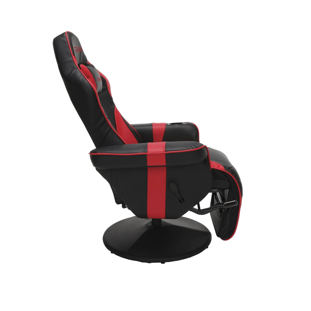 Racing Style Gaming Recliner Red M364