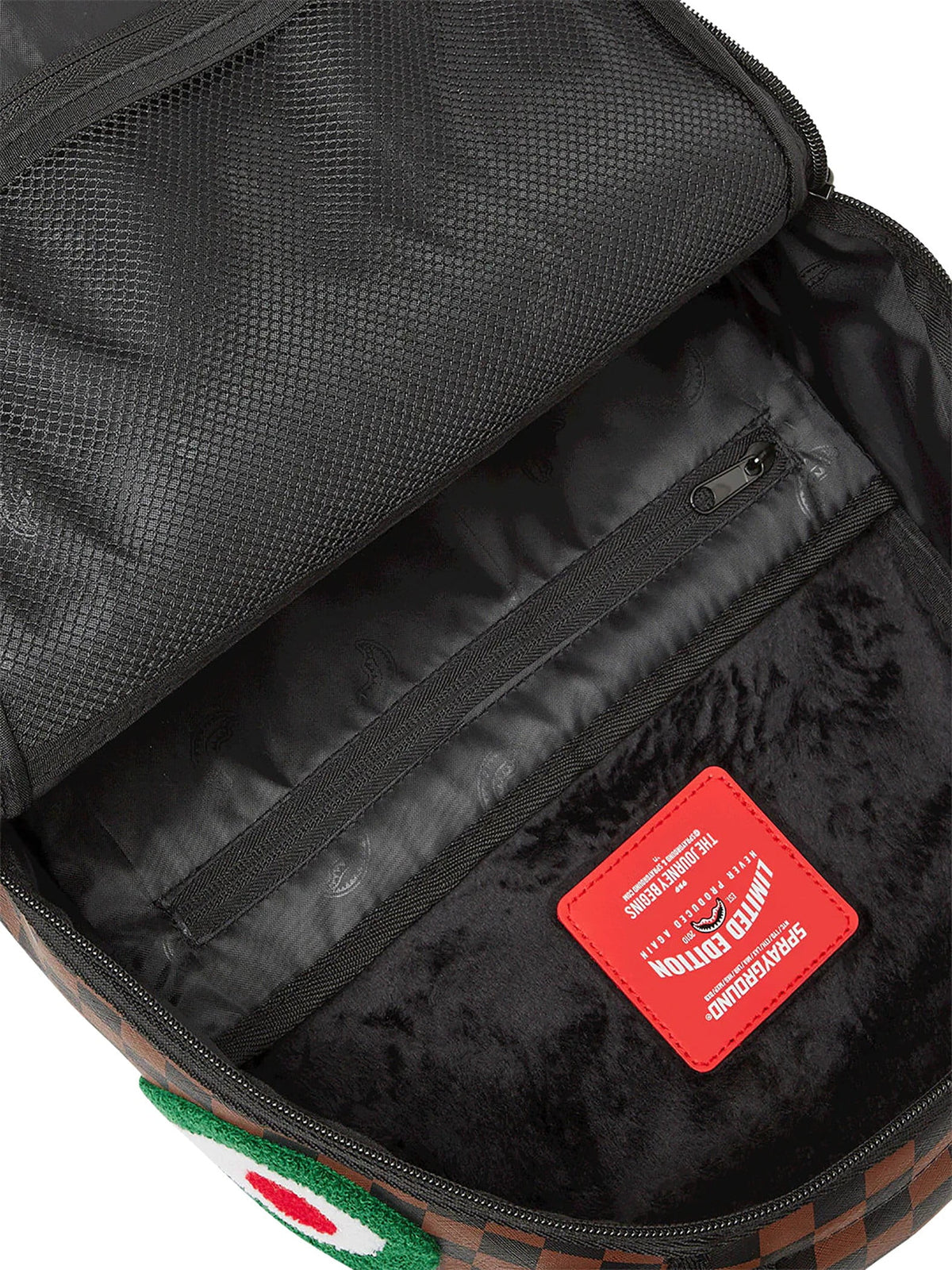 Chenille Backpack, Brown X2664