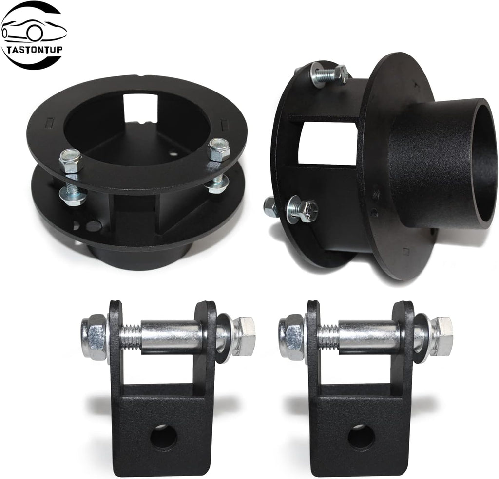 2.5" Front Leveling Lift Kit for Ram 2500 3500 4WD with Shock Relocation Brackets High-Strength Steel Suspension Lift Kit Pack of 2 B6235