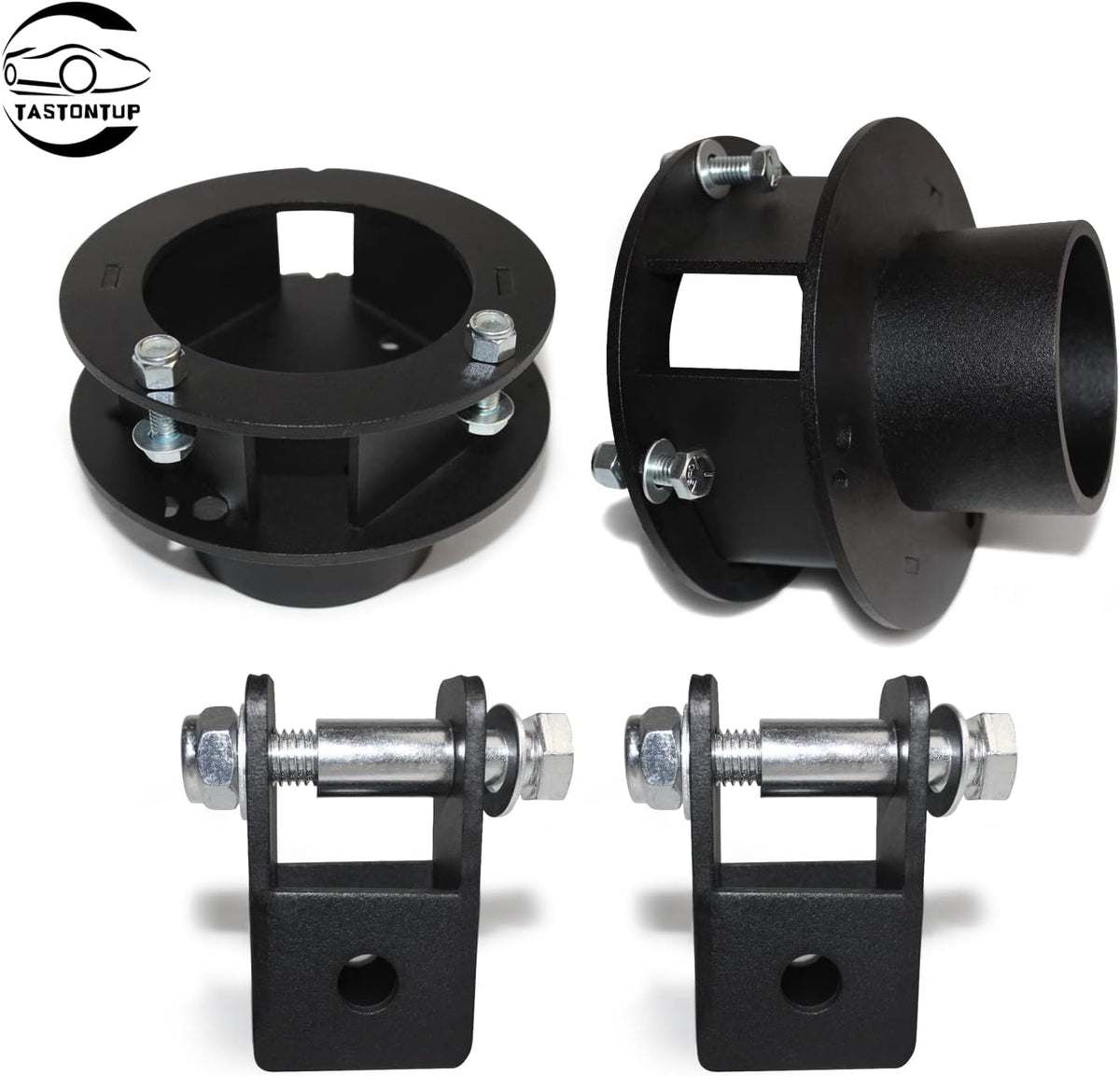 2.5" Front Leveling Lift Kit for Ram 2500 3500 4WD with Shock Relocation Brackets High-Strength Steel Suspension Lift Kit Pack of 2 B6235