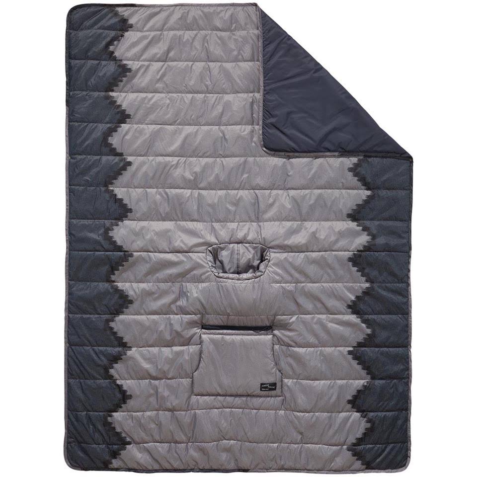 Slate Print Poncho E391
