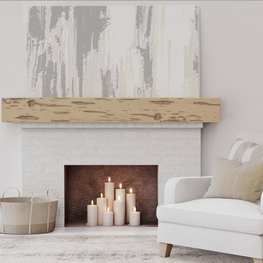 Natural Golden Oak Faux Wood Fireplace Mantel E2889