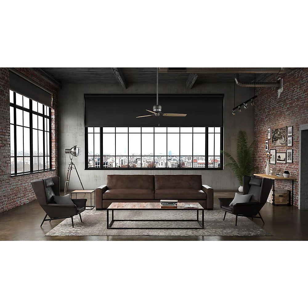 Aged Steel Ceiling Fan Q5804