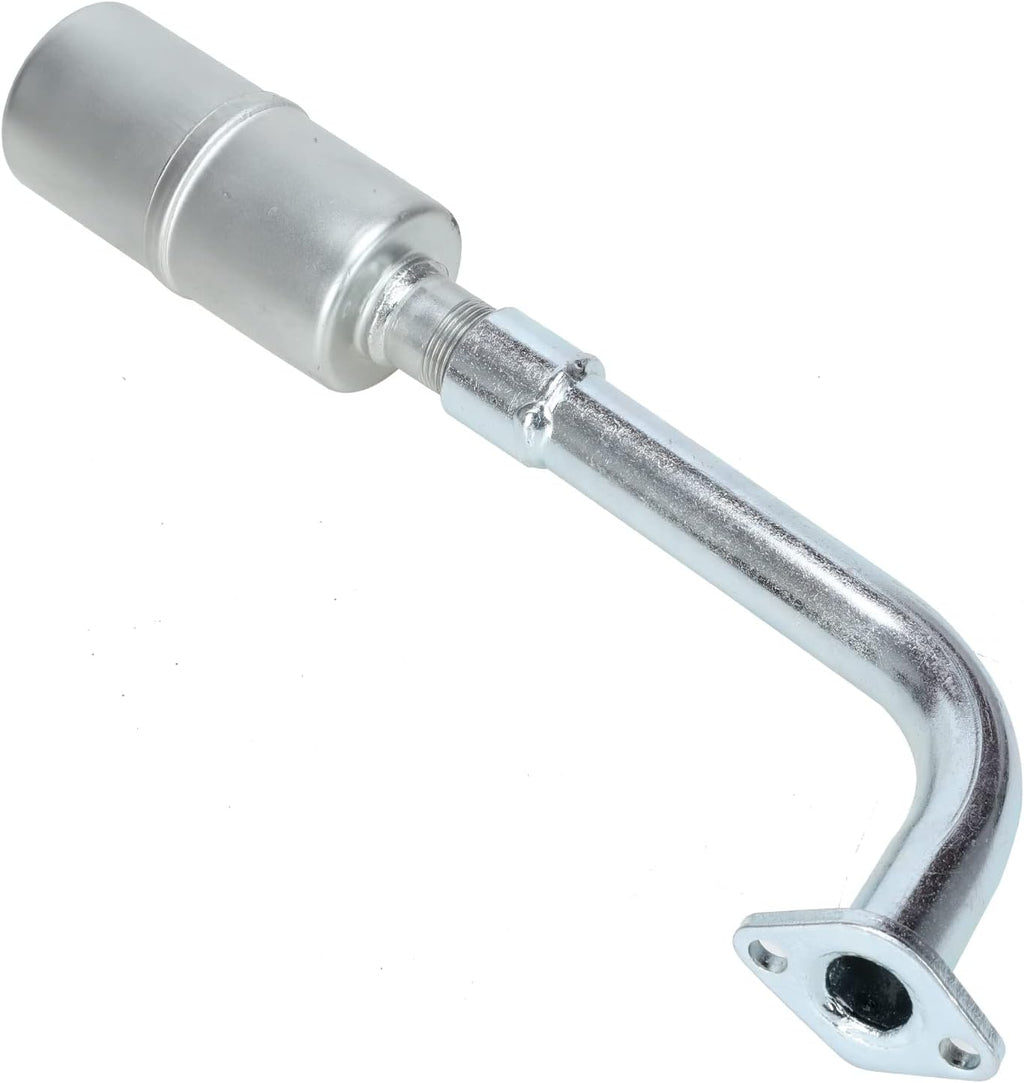 Upgrade Exhaust Pipe Muffler Jet Kit with Heat Shield for 212cc 196cc 6.5hp Go Kart Engine Mini Bike Pack of 2 X1977