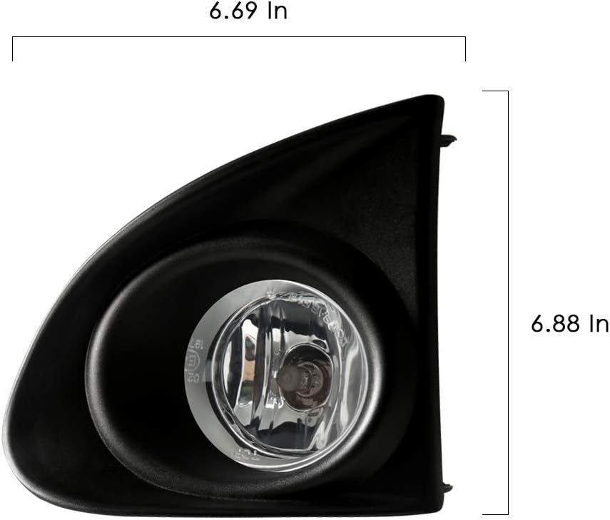 For Toyota AXIO 2013 2014 2015 Car Fog Lights DRL Lamps M80376