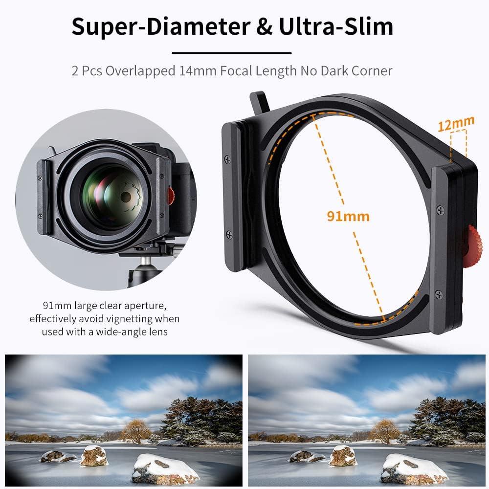 Square Filter Holder System Kit with Circular Polarizer and ND Filters X9629