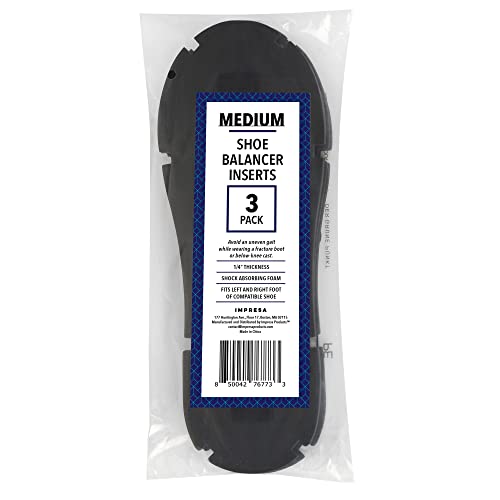 3 Pack 1/4" Thick Shoe Insert for Walking Boot X662243