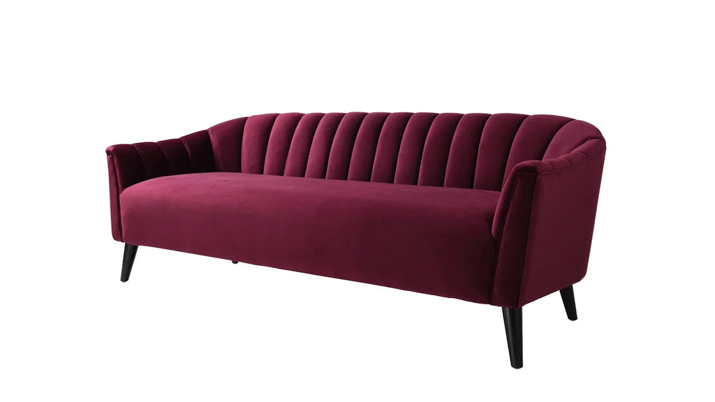 Burgundy Accent Sofa M651