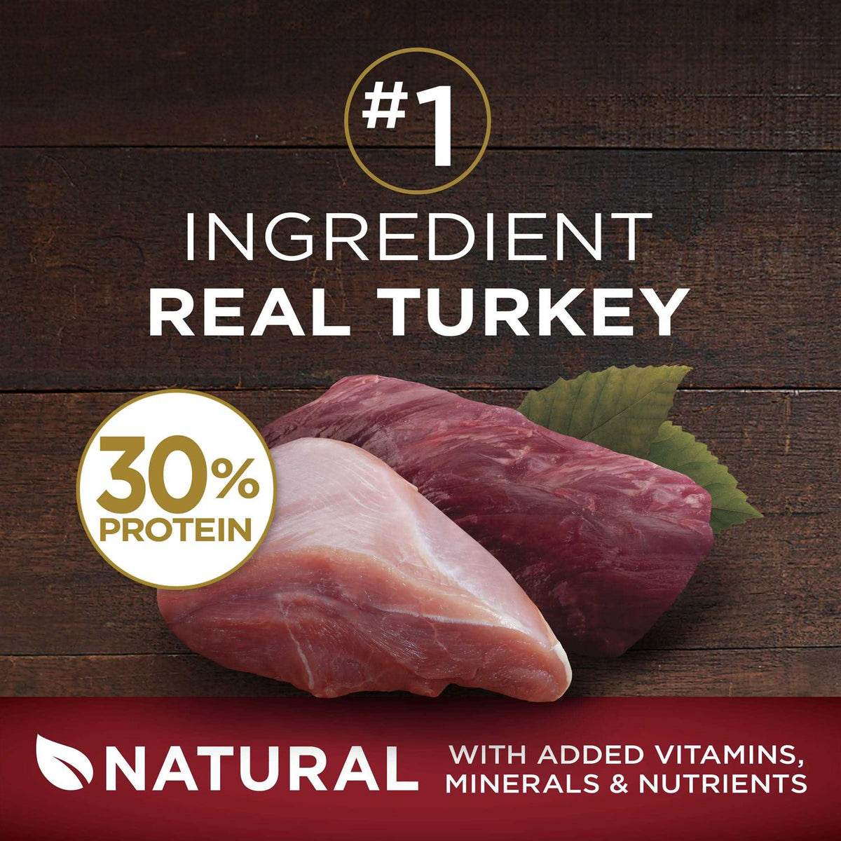 Real Turkey & Venison Dry Dog Food C322485