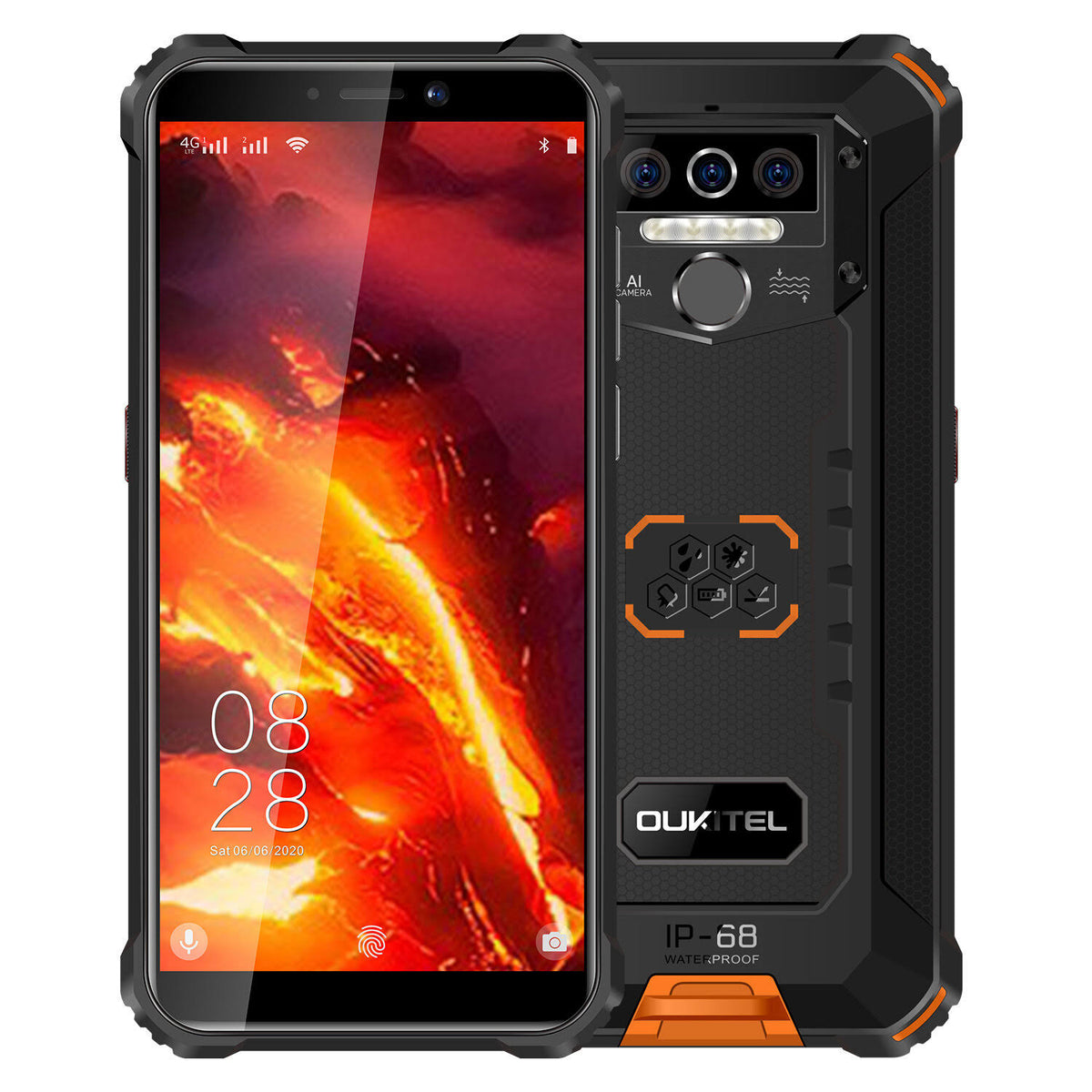 5.5 inch Waterproof 8000mAh Android 10 4GB 64GB Smartphone O290247