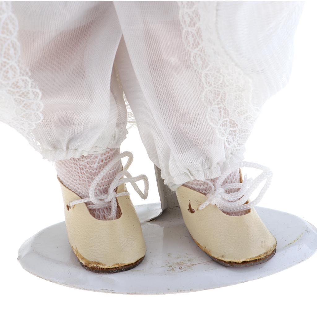 12inch Porcelain Doll with Lace Dress & Stand G607914