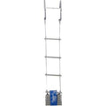 Two-Story Fire Escape Ladder, Steel, Black K744469