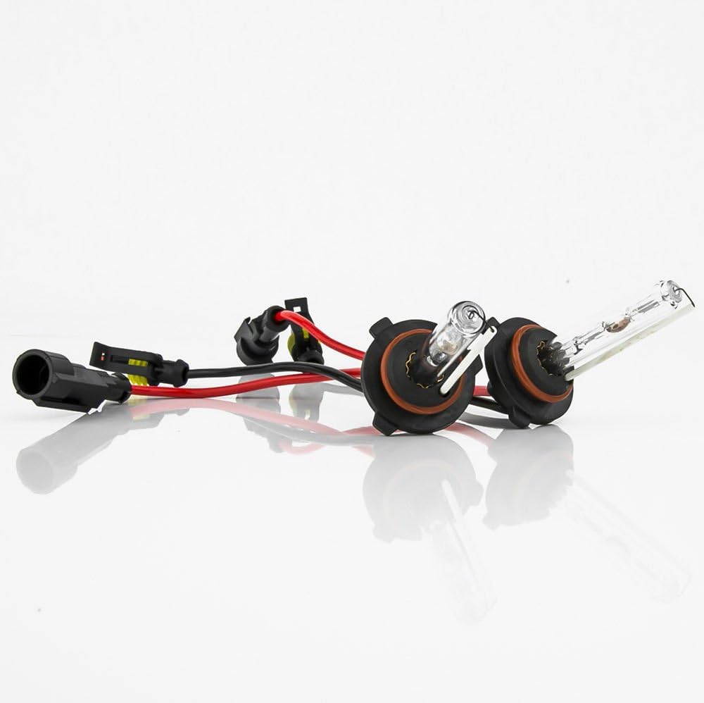 3000K Golden Yellow HID Xenon Bulb with 55W Slim Ballast Pack of 2 D657