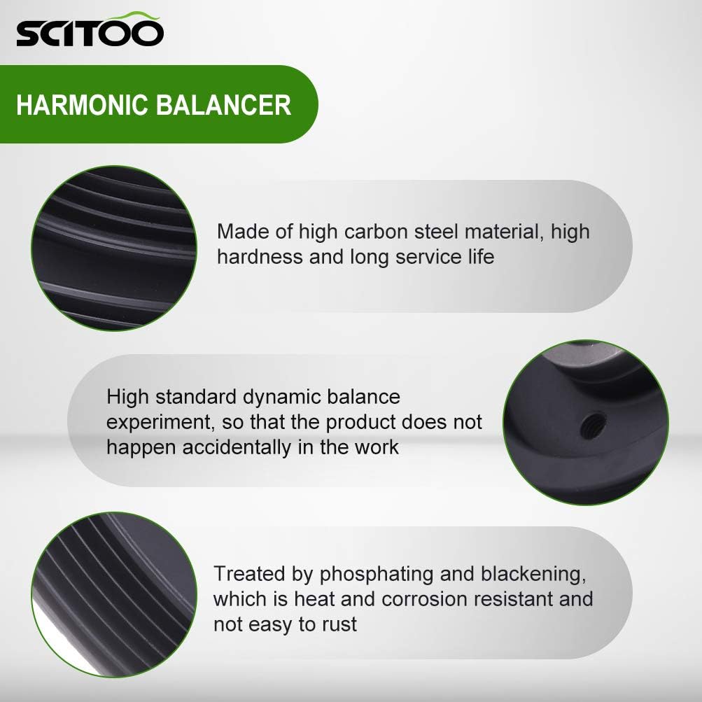 Harmonic Balancer Crankshaft Pulley Pack of 2 V3382