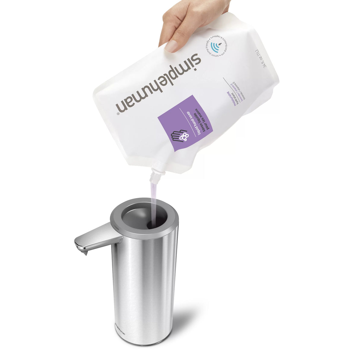 Touch-Free Automatic Rechargeable Sensor Liquid Soap Dispenser P1736