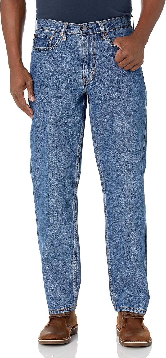 Levi's? Mens Men's 550¿ Relaxed Fit Medium Stonewash Jeans