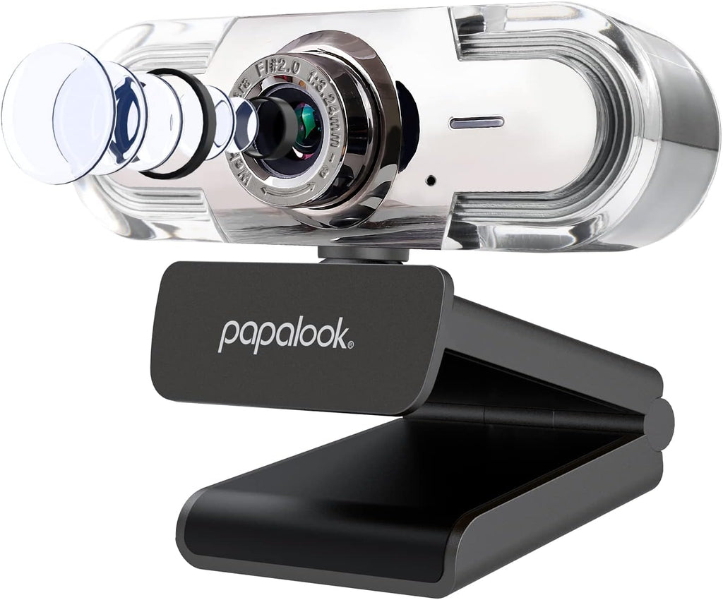 1080P Webcam with Microphone, Full HD Streaming Web Camera, 90° View Computer Camera, Manual Focus USB Camera C82121