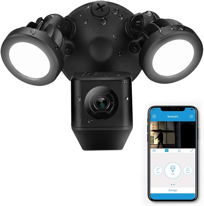 1080P Outdoor Security Light Cam with Two-Way Talk P7495